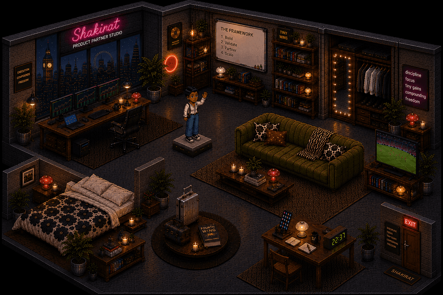 Shakirat Studio interactive room